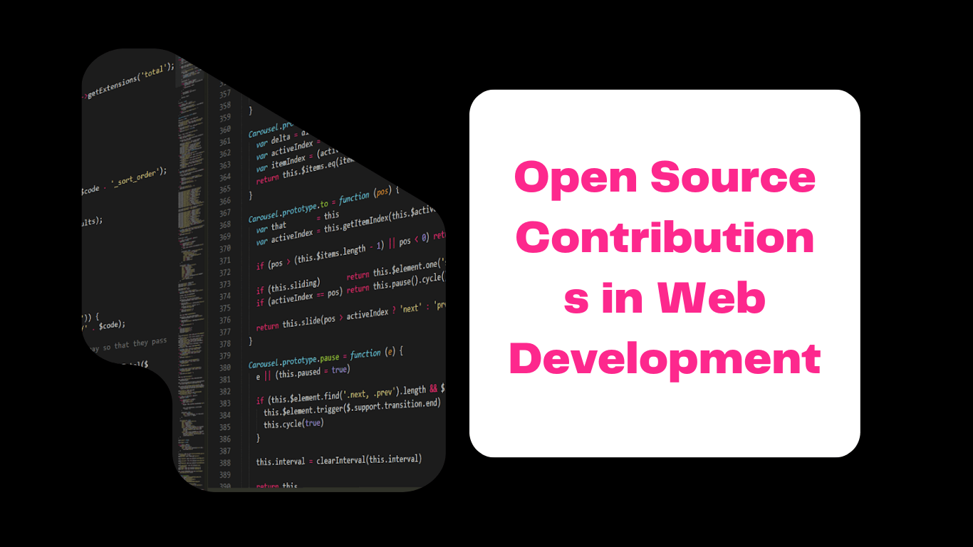 Getting Started with Open Source Contributions in Web Development